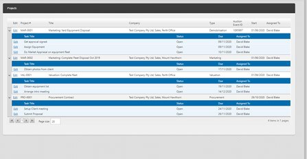Feature 5 - Projects with Tasks